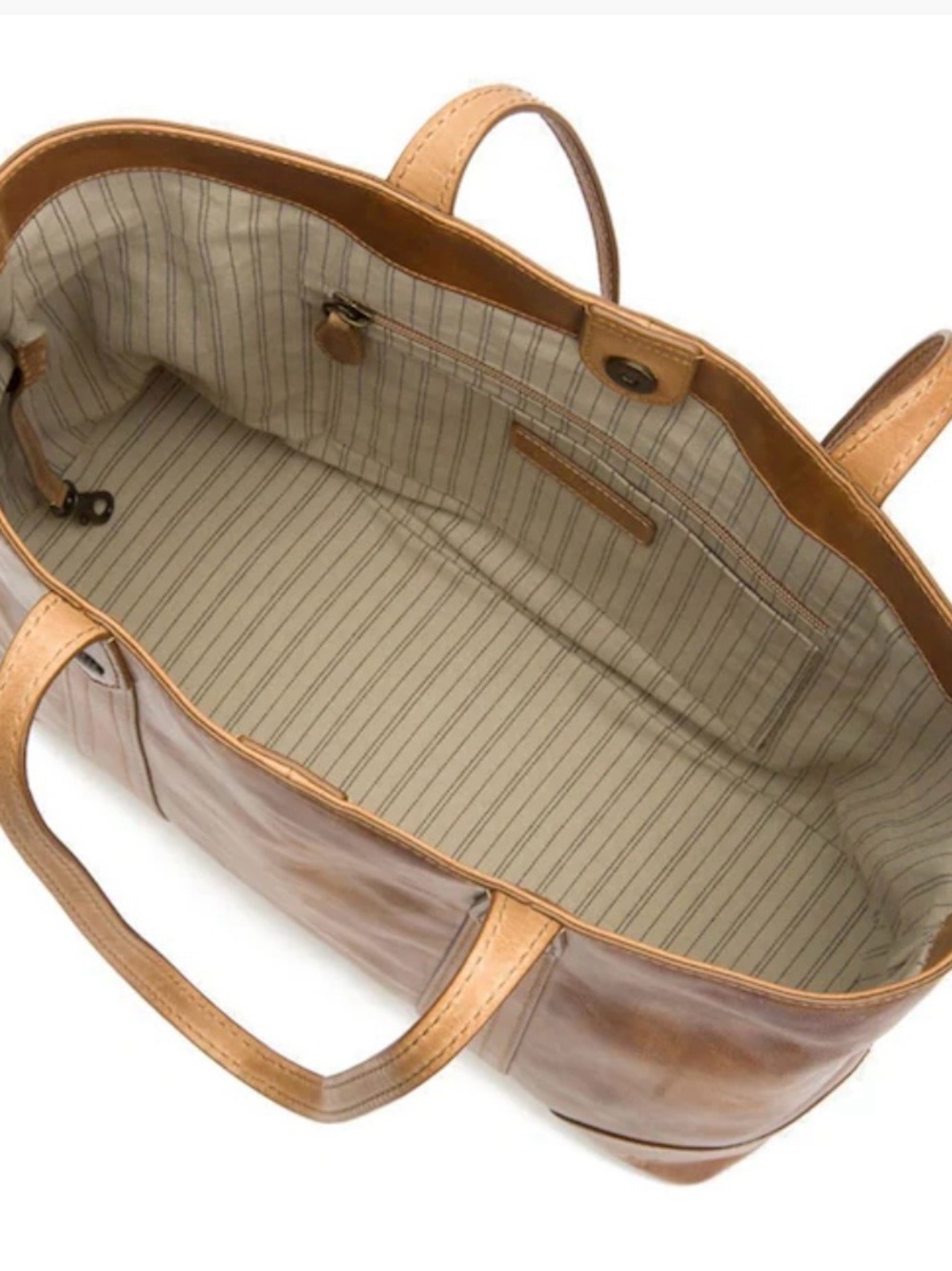 Frye Leather Melissa Shopper Tote Bag - Picture 4 of 9
